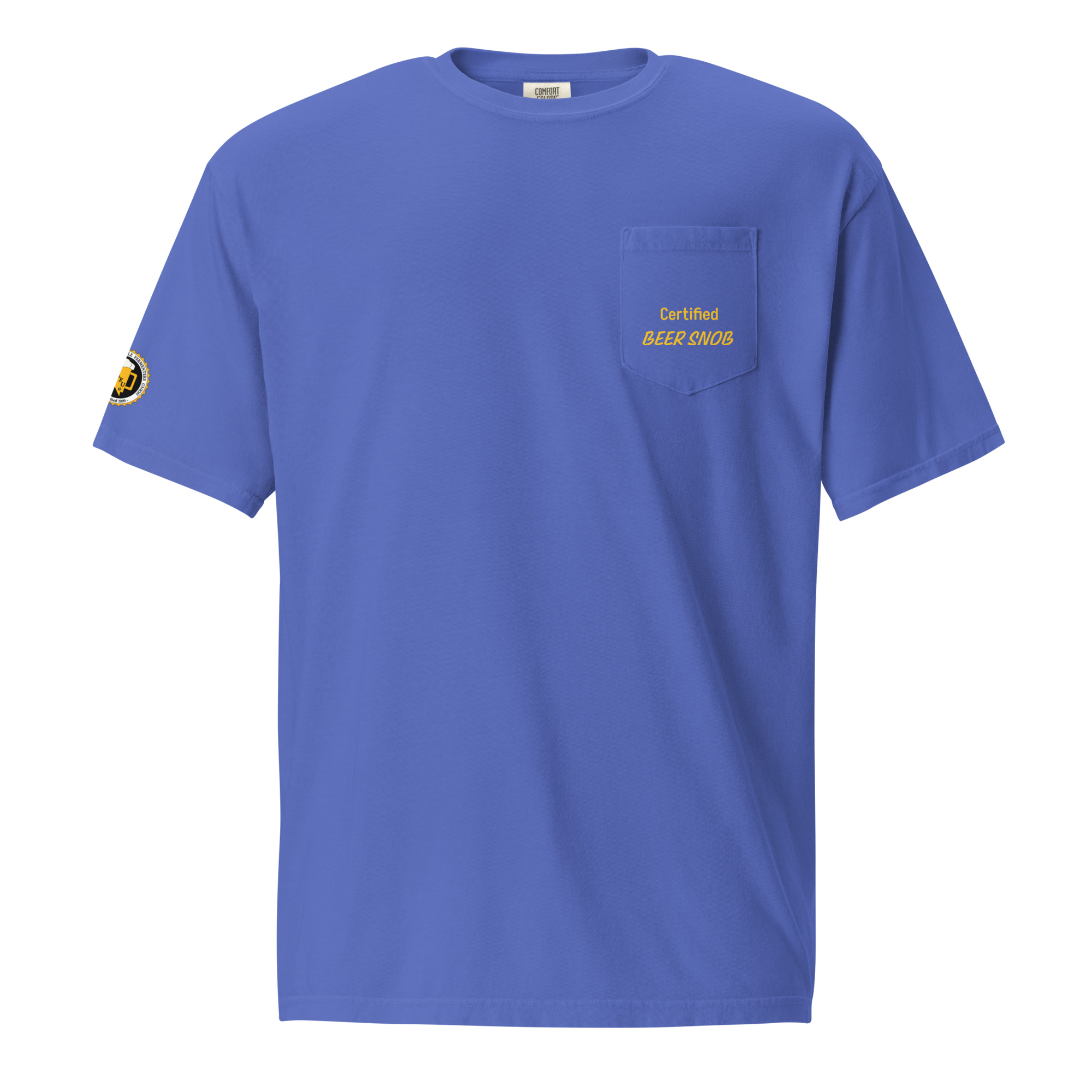 Unisex garment-dyed pocket t-shirt - Image 6