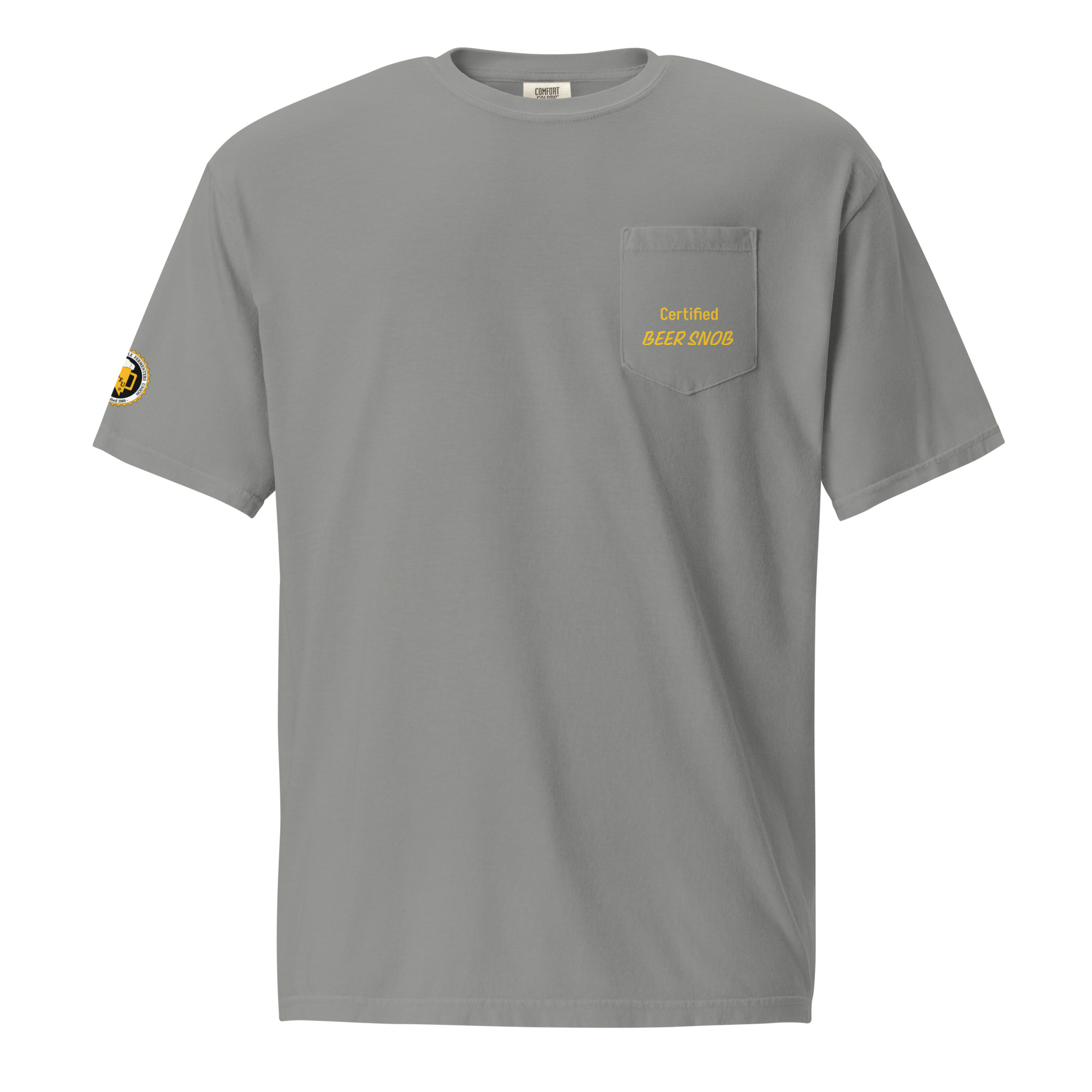 Unisex garment-dyed pocket t-shirt - Image 8