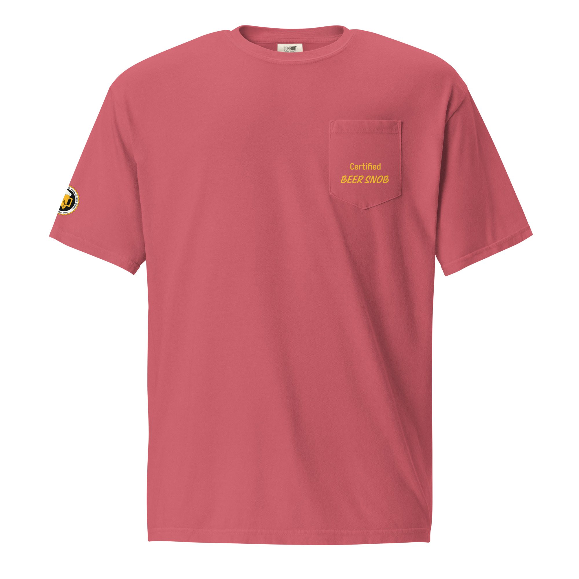 Unisex garment-dyed pocket t-shirt - Image 7