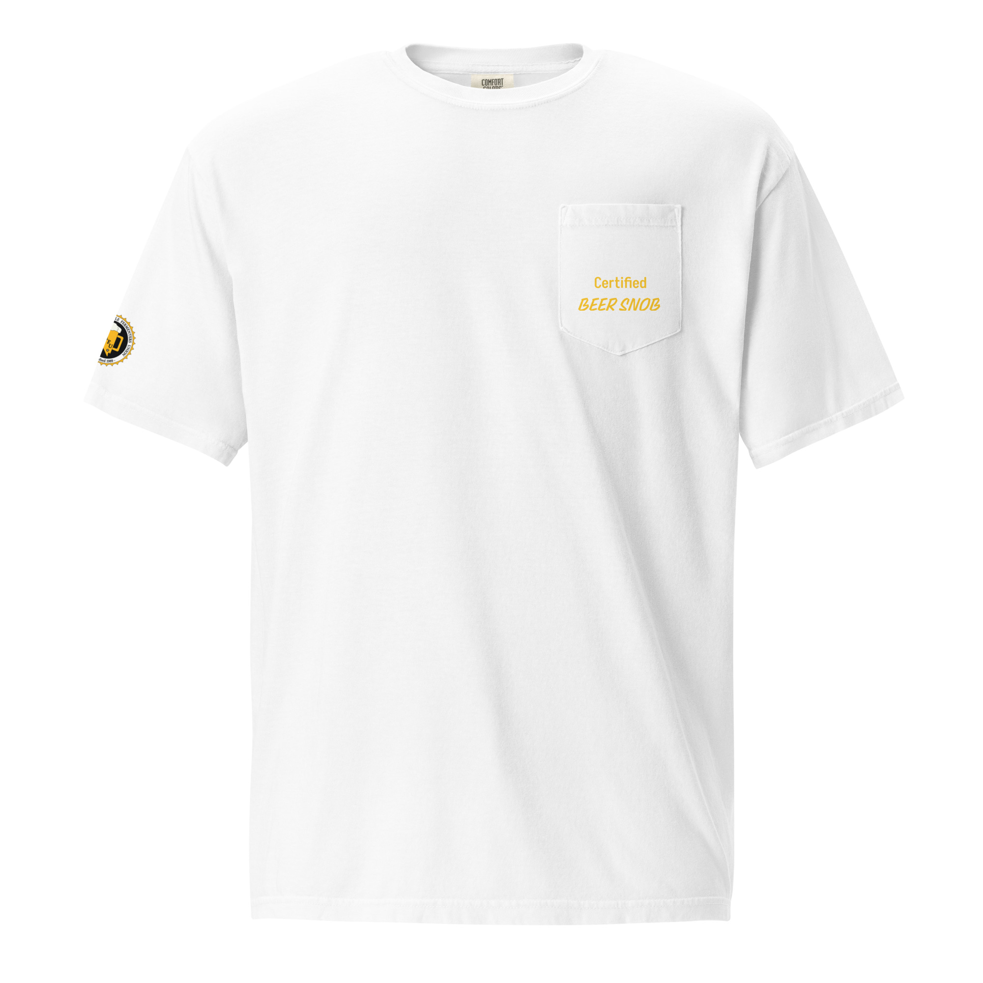Unisex garment-dyed pocket t-shirt - Image 10